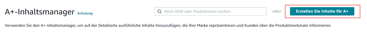 wie erstelle ich a+ content 2